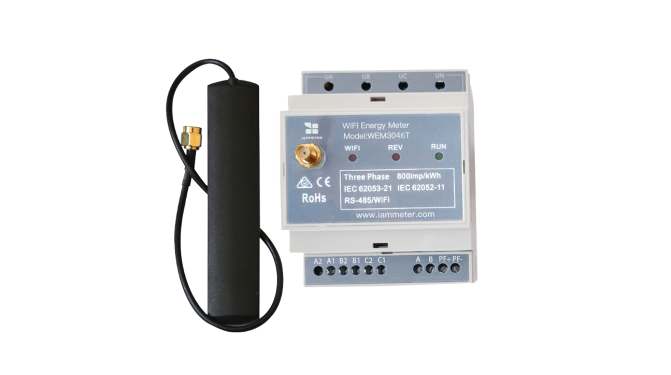 Compteur d'énergie Wi-Fi triphasé (WEM3046T)