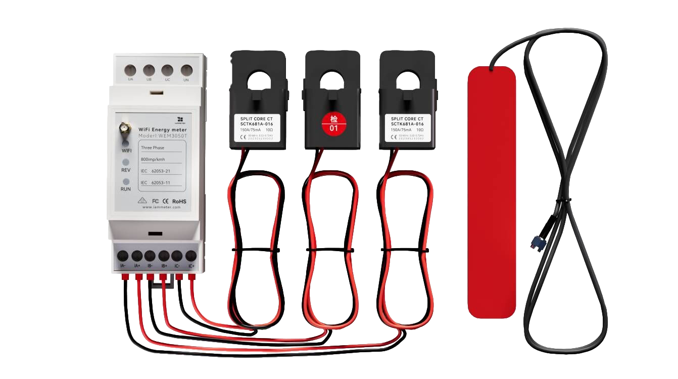 Compteur d'énergie Wi-Fi triphasé (WEM3050T)