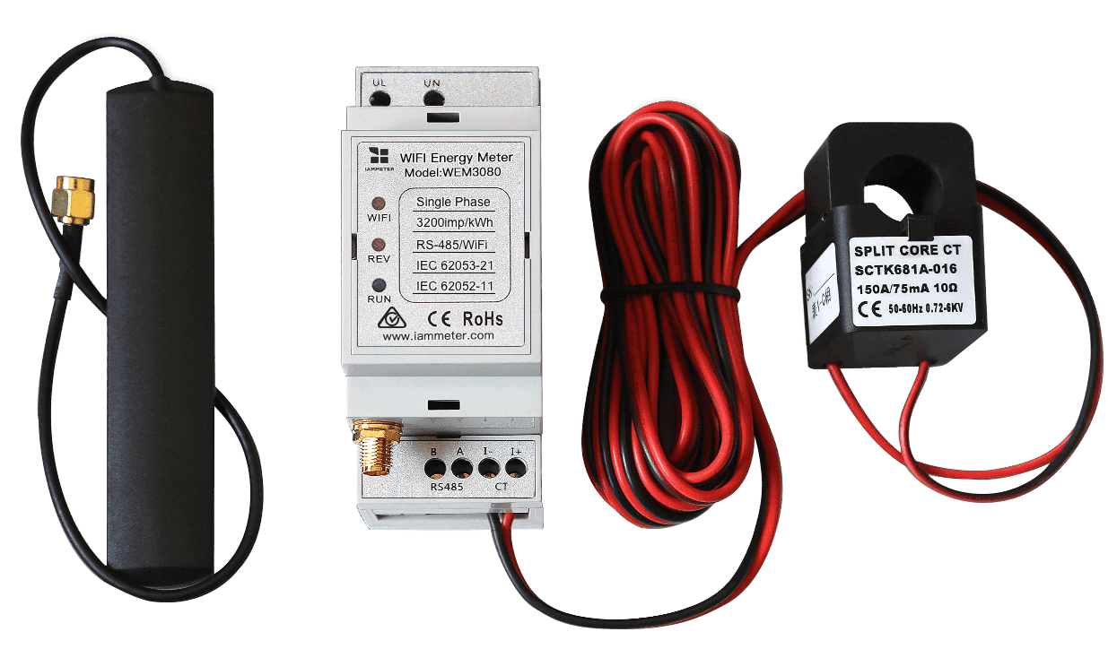 Compteur d'énergie Wi-Fi monophasé (WEM3080)